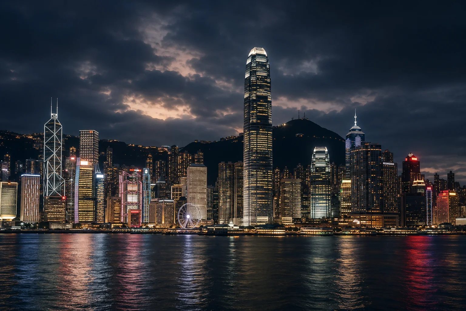 Hong Kong gateway cityscape